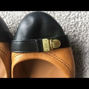 Coach Leather “Delphine” ballet flats 8.5